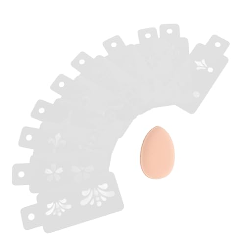 Gadpiparty 1Satz Schablonen für Verschiedene Designs für Gesichtsbemalung und Halloween Wiederverwendbare Make Up Vorlagen mit Daumenpads für Kinderschminken und Kostümpartys von Gadpiparty