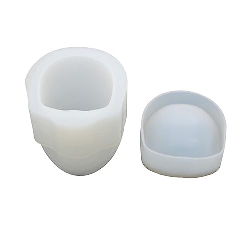 Gadpiparty 1Satz Silikonform für DIY Skull Storage Box Flexible Gießform für Epoxidharz Handwerk Langlebig und Wiederverwendbar für Kosmetik und Schmuckaufbewahrung von Gadpiparty