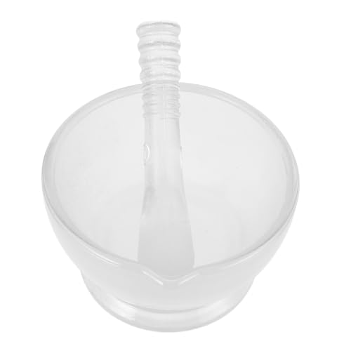 Gadpiparty 1Satz Stößel und Glasschüssel Set Robuste Bruchsichere Mahlschüssel mit Stößel für Labor zum Zubereiten Mahlen von Gewürzen Leicht Gadpiparty 1Satz Stößel und Glasschüssel Set Robuste Bruchsichere Mahlschüssel mit Stößel für Labor zum Zubereiten Mahlen von Gewürzen Leicht von Gadpiparty