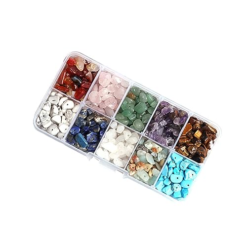 Gadpiparty 1Satz Teiliges Steinperlen Abstandshalter für DIY Schmuckherstellung mit Aufbewahrungsbox pro Farbe für Armbänder und Bastelprojekte von Gadpiparty