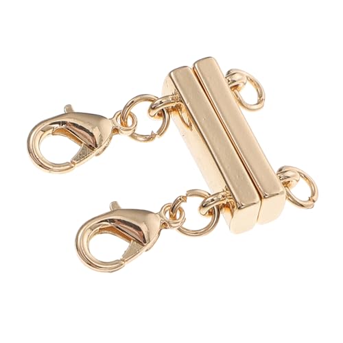 Gadpiparty 1Stück Magnetische Halskettenschließe Kupferverbinder Für DIY Schmuck Geschichtete Halskettenschließe Magnetverschluss Für Armbänder Und Halsketten Goldfarbenes Design Gadpiparty 1Stück Magnetische Halskettenschließe Kupferverbinder Für DIY Schmuck Geschichtete Halskettenschließe Magnetverschluss Für Armbänder Und Halsketten Goldfarbenes Design von Gadpiparty