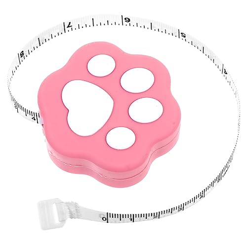 Gadpiparty 1Stück Maßband im Cartoon Stil mit Katzenpfoten Design Tragbares und Leichtes Maßwerkzeug für Taillen und Hüftmessung für Zuhause und Unterwegs von Gadpiparty