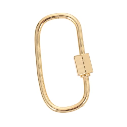 Gadpiparty 1Stück Ovaler Schraubverschluss für Robuster Karabiner mit Einzigartigem Design für DIY Schmuckprojekte Langlebig und Farbecht und Armbänder Gadpiparty 1Stück Ovaler Schraubverschluss für Robuster Karabiner mit Einzigartigem Design für DIY Schmuckprojekte Langlebig und Farbecht und Armbänder von Gadpiparty