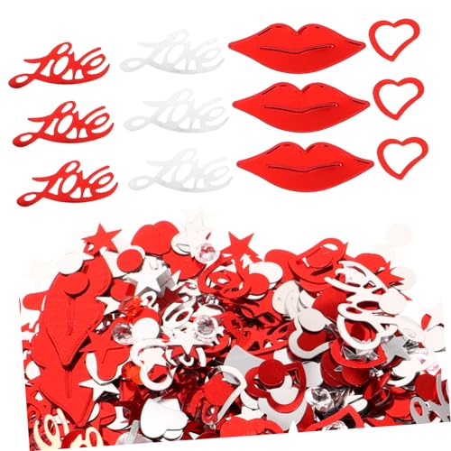 Gadpiparty 1Tasche Valentinstag Konfetti Für Hochzeiten Und Jubiläen Glitzer Mit Roten Lippen Und Love Motiven Für Romantische Feiern Einfach Zu Verwenden Und Vielseitig Gadpiparty 1Tasche Valentinstag Konfetti Für Hochzeiten Und Jubiläen Glitzer Mit Roten Lippen Und Love Motiven Für Romantische Feiern Einfach Zu Verwenden Und Vielseitig von Gadpiparty
