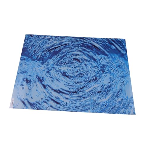 Gadpiparty 1blatt Wasseroberflächen-Aufkleber Für Sandtische Dekorative Wasserwellen Und Textur-Sticker Für Mikrolandschaften Realistische Pool Und Teich-Dekoration von Gadpiparty