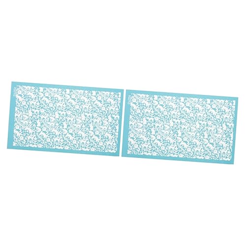Gadpiparty 2 Blätter Kaninchentonvorlage Nummer Schablone Bildschirm Seide Siebdruckschablonen Wiederverwendbare Schablonen Plastikschablone Blumenschablone Blue Polyester Gadpiparty 2 Blätter Kaninchentonvorlage Nummer Schablone Bildschirm Seide Siebdruckschablonen Wiederverwendbare Schablonen Plastikschablone Blumenschablone Blue Polyester von Gadpiparty