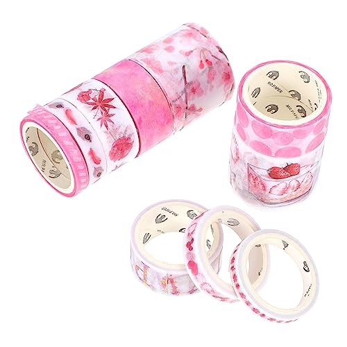 Gadpiparty 2 Boxen Handbuch-Aufkleber Wand beidseitig süßes Band Weiß Streifen Scrapbook-Washi-Tape hübsches Washi-Tape DIY Washi Tape Abdeckband für DIY Scrapbooking-Klebeband Papier Rosa Gadpiparty 2 Boxen Handbuch-Aufkleber Wand beidseitig süßes Band Weiß Streifen Scrapbook-Washi-Tape hübsches Washi-Tape DIY Washi Tape Abdeckband für DIY Scrapbooking-Klebeband Papier Rosa von Gadpiparty