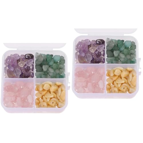 Gadpiparty 2 Boxen Kiesbox Edelsteinperlen DIY-Perlen Chip-Perlen Stein zum Basteln Steine für Schmuck Schmuckperlen unregelmäßige Steinperlen lose Edelsteine Rock- Gadpiparty 2 Boxen Kiesbox Edelsteinperlen DIY-Perlen Chip-Perlen Stein zum Basteln Steine für Schmuck Schmuckperlen unregelmäßige Steinperlen lose Edelsteine Rock- von Gadpiparty