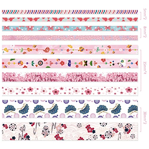 Gadpiparty 2 Boxen Washi Tape für Scrapbooking und Diy Dekoratives Klebeband mit für Journaling Geschenkverpackung und Kreative Projekte von Gadpiparty