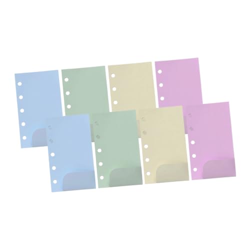 Gadpiparty 2 Einlegetaschen Seitenaufbewahrungstaschen Einlegetaschen Mehrere Ordnertaschen Wiederverwendbare Scrapbook Organizer Schultaschenordner Mit Löchern Austauschbares von Gadpiparty