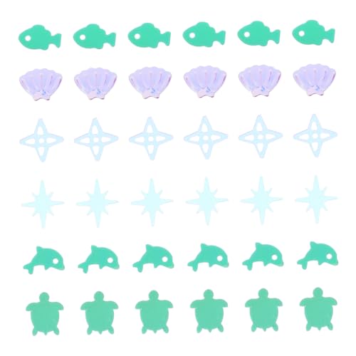 Gadpiparty 2 Flache Pailletten Paillettenzubehör Pailletten Zum Basteln Handwerk Pailletten Bulk-pailletten Lose Pailletten Dekorative Pailletten Pvc von Gadpiparty