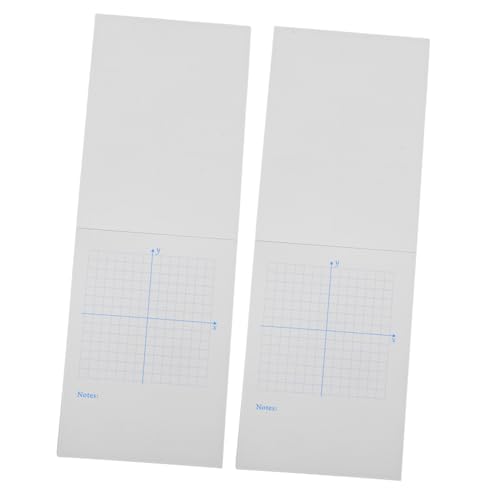 Gadpiparty 2 Grafikpapiere Mathe-Millimeterpapier Mathe-Zeichenpapiere Axis-Millimeterpapier Mathe-Rasterpapier Millimeterpapier zum Zeichnen Mathe-Zubehör Mathe-Notizblöcke Weiß von Gadpiparty