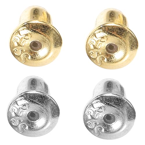 Gadpiparty 2 Paare Ohrring Verschlüsse Silberne Ohrring Stopper Dekorative Ohrstecker Sicherheits Verschlüsse für Mädchen Allergiefreie Ohrstecker Zubehör Gadpiparty 2 Paare Ohrring Verschlüsse Silberne Ohrring Stopper Dekorative Ohrstecker Sicherheits Verschlüsse für Mädchen Allergiefreie Ohrstecker Zubehör von Gadpiparty