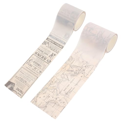 Gadpiparty 2 Rollen Alte Aufkleber Sammelalbum Junk-journalseiten Vintage Streifen Vintage-tagebuchzubehör Vintage-scrapbooking-klebeband Scrapbooking Mit Doppelseitigem Klebeband Papier Gadpiparty 2 Rollen Alte Aufkleber Sammelalbum Junk-journalseiten Vintage Streifen Vintage-tagebuchzubehör Vintage-scrapbooking-klebeband Scrapbooking Mit Doppelseitigem Klebeband Papier von Gadpiparty