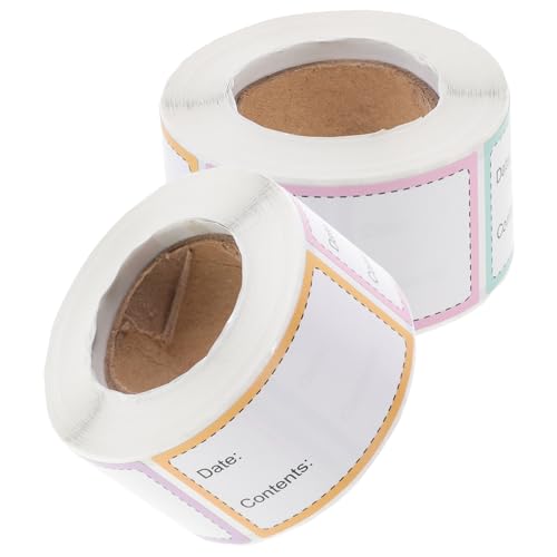 Gadpiparty 2 Rollen Dateiidentifikationsaufkleber Glasetiketten Etiketten Aufkleber Essen vorratsdosen lebensmittel behälter Etiketten für Gefriermahlzeiten Haushaltsetiketten Papier Gadpiparty 2 Rollen Dateiidentifikationsaufkleber Glasetiketten Etiketten Aufkleber Essen vorratsdosen lebensmittel behälter Etiketten für Gefriermahlzeiten Haushaltsetiketten Papier von Gadpiparty