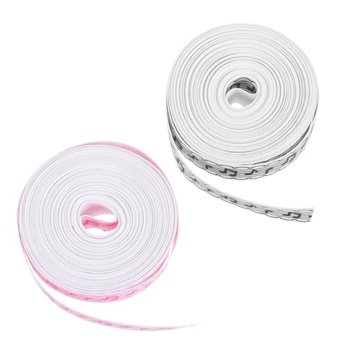 Gadpiparty 2 Rollen Dekoratives Geschenkband mit Noten Muster Langlebig Zuschneidbar für DIY Bastelprojekte und Geschenkverpackungen von Gadpiparty