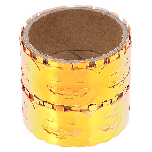 Gadpiparty 2 Rollen Dekoratives Halloween Klebeband pro Rolle Selbstklebend für Scrapbooking und mit Attraktiven Kürbis Mustern für Halloween Dekorationen von Gadpiparty