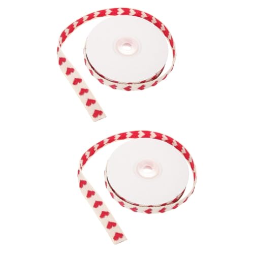 Gadpiparty 2 Rollen Geschenkband Schleifen zum Verpacken dekoratives Band Herzen seidenband ribbon decor Band für Geschenkverpackung Bastelband für den täglichen Gebrauch Polyester Baumwolle Gadpiparty 2 Rollen Geschenkband Schleifen zum Verpacken dekoratives Band Herzen seidenband ribbon decor Band für Geschenkverpackung Bastelband für den täglichen Gebrauch Polyester Baumwolle von Gadpiparty