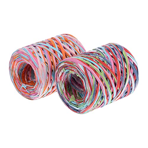 Gadpiparty 2 Rollen Geschenkverpackungsband Bastband groß Gegenwärtig wickeln geschenkband Verpackungsseil Packseil aus Papier Seil aus Papierschnur Seil aus Raffiabast Bastpapierband Gadpiparty 2 Rollen Geschenkverpackungsband Bastband groß Gegenwärtig wickeln geschenkband Verpackungsseil Packseil aus Papier Seil aus Papierschnur Seil aus Raffiabast Bastpapierband von Gadpiparty