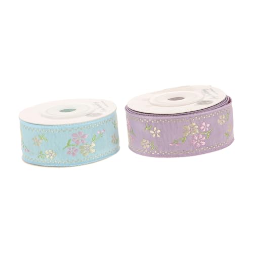 Gadpiparty 2 Rollen Gurtband Gemustert Nähen Bunt Für Stoffband Schleife Nähzubehör Blumenmusterband Stickband Kleidung Mit Bändern Handgefertigte Kleidung Polyester Baumwolle Gadpiparty 2 Rollen Gurtband Gemustert Nähen Bunt Für Stoffband Schleife Nähzubehör Blumenmusterband Stickband Kleidung Mit Bändern Handgefertigte Kleidung Polyester Baumwolle von Gadpiparty