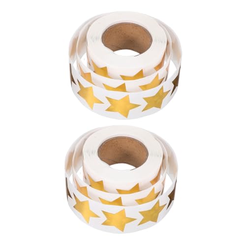 Gadpiparty 2 Rollen Pentagram Aufkleber Selbstklebende Belohnungssticker für Lehrer und Aufkleber pro Kreative Incentive Sticker für und DIY Projekte von Gadpiparty
