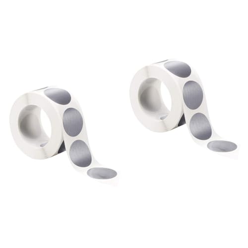 Gadpiparty 2 Rollen Roll mit Klebeetiketten Selbstklebende Silberne Aufkleber für Geschenktüten Diy Beschriftungen Partydeko und Kreative Bastelprojekte von Gadpiparty