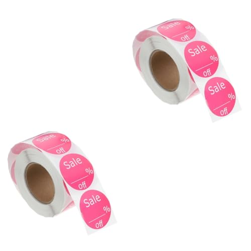 Gadpiparty 2 Rollen Runde abnehmbarer Aufkleber Kreis Etiketten klebrig runden groß Werbeaufkleber Verkauf Tags Aufkleber für Schmuckpreise runde Aufkleber runder Aufkleber Papier Rosig Gadpiparty 2 Rollen Runde abnehmbarer Aufkleber Kreis Etiketten klebrig runden groß Werbeaufkleber Verkauf Tags Aufkleber für Schmuckpreise runde Aufkleber runder Aufkleber Papier Rosig von Gadpiparty