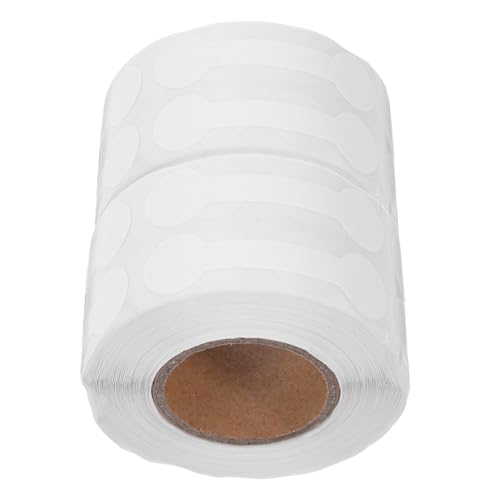 Gadpiparty 2 Rollen Schmucketikettenaufkleber Ohrringaufkleber Blanko Preisaufkleber Kraftpapier Schmuckpreisetiketten Schmucketikettenpapier Etikettenpapieraufkleber Kleine von Gadpiparty
