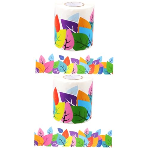 Gadpiparty 2 Rollen Tafelaufkleber Brettdekorationsrand Abnehmbare Aufkleber Dekorationen Whiteboard Lehrer Bordkanten von Angabenvorstand Bulletin Board Border Decorations Bulletin-Umrandung von Gadpiparty