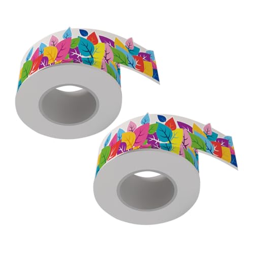 Gadpiparty 2 Rollen Wasserdichtes Kleberaufkleber Bordürenaufkleber für Tafeln Cartoon-Randaufkleber Pinnwand- dekorative Abziehbilder Tafeldekore PVC selbstklebend Gadpiparty 2 Rollen Wasserdichtes Kleberaufkleber Bordürenaufkleber für Tafeln Cartoon-Randaufkleber Pinnwand- dekorative Abziehbilder Tafeldekore PVC selbstklebend von Gadpiparty