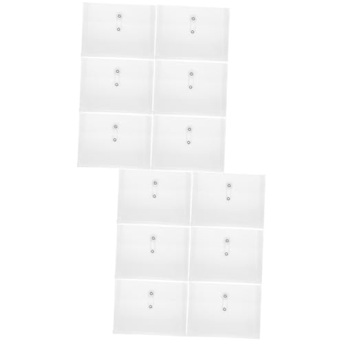 Gadpiparty 2 Sätze Aktenhalter Aufbewahrungssack Storage Pockets Kleinunternehmensbedarf Dokumentenmappen Briefumschläge Dokumentinhaber Dateiordner-organizer Aluminiumlegierung 6 Stücke * 2 von Gadpiparty