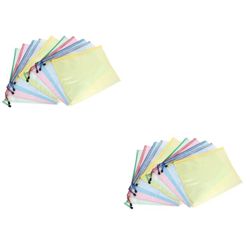 Gadpiparty 2 Sätze Aktentasche Schreibwaren Organisation Schule Transparente Aktentaschen Reißverschluss Wiederverwendbar Büro Papier 10 Stück * 2 Zufällige Farbe Gadpiparty 2 Sätze Aktentasche Schreibwaren Organisation Schule Transparente Aktentaschen Reißverschluss Wiederverwendbar Büro Papier 10 Stück * 2 Zufällige Farbe von Gadpiparty