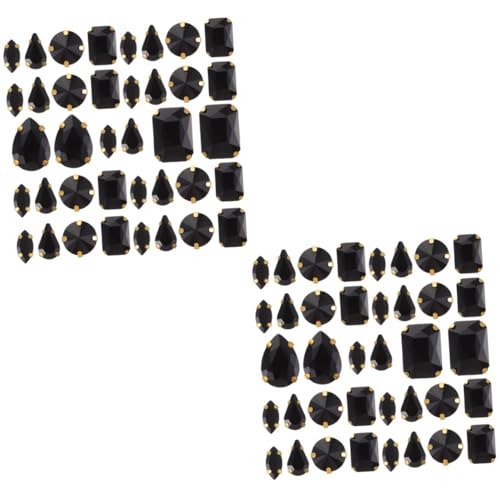 Gadpiparty 2 Sätze Aufnähbare Strasssteine Glitzernde Schmucksteine Für Diy Kleidung Und Accessoires Zufällige Farben Für Bastelprojekte Und Dekorationen 50 Stück * 2 Gadpiparty 2 Sätze Aufnähbare Strasssteine Glitzernde Schmucksteine Für Diy Kleidung Und Accessoires Zufällige Farben Für Bastelprojekte Und Dekorationen 50 Stück * 2 von Gadpiparty