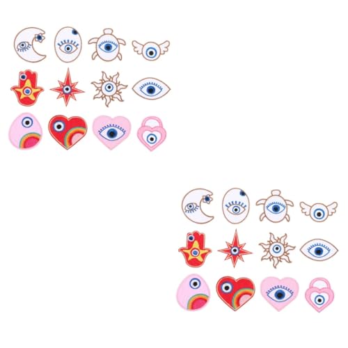 Gadpiparty 2 Sätze Bekleidungsschuh Und Hutpatch Aufnäher Für Vintage-kleidung Sticken Patchen Flicken Aufnähen Reparatur Cartoon-nähflicken Appliziertes Diy Patch Stoff 12 Stück * 2 Gadpiparty 2 Sätze Bekleidungsschuh Und Hutpatch Aufnäher Für Vintage-kleidung Sticken Patchen Flicken Aufnähen Reparatur Cartoon-nähflicken Appliziertes Diy Patch Stoff 12 Stück * 2 von Gadpiparty
