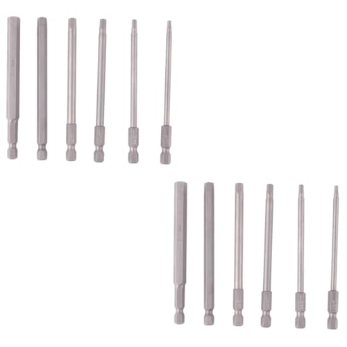 Gadpiparty 2 Sätze Beschädigter Schraubenzieher Entfernung Schraubenausdreher Abisolierter Schraubenentferner Hexagon Abgestreift Gebrochener Bolzenauszieher Silver 6 Stücke * 2 von Gadpiparty