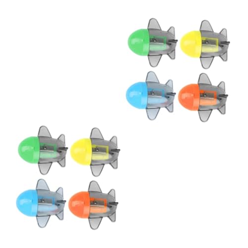 Gadpiparty 2 Sätze Bleistiftspitzer Buntstiftspitzer Farbig Tragbar Vier Lustig Mini Flugzeug Bleistifte Anspitzer Bleistiftschärfer Plastik Zufällige Farbe 4 Stücke * 2 von Gadpiparty