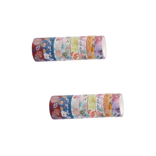 Gadpiparty 2 Sätze Bronzing Washi Tape Mit Blumenmuster Dekoratives Klebeband Für Diy Scrapbooking Und Journals Einzigartiges Design Für Bastelprojekte 8 Rollen * 2 Gadpiparty 2 Sätze Bronzing Washi Tape Mit Blumenmuster Dekoratives Klebeband Für Diy Scrapbooking Und Journals Einzigartiges Design Für Bastelprojekte 8 Rollen * 2 von Gadpiparty