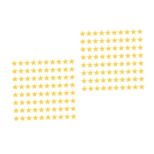 Gadpiparty 2 Sätze Bügelaufnäher Teilig Fünfzackiger Stern Aufbügelbare Patches Für Kleidung Für Diy Projekte Und Bastelarbeiten 80 Stück * 2 von Gadpiparty