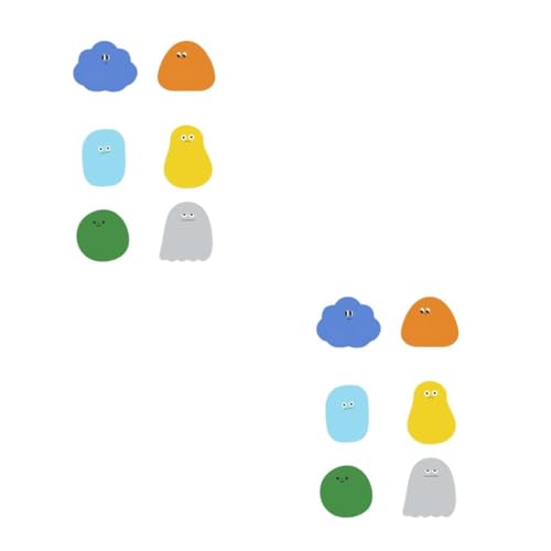 Gadpiparty 2 Sätze Cartoon Haftnotizen Selbstklebende Notizzettel Für Schule Und Büro Praktische Erinnerungsstickers Zufälligen Designs Für Persönliche Notizen Und Organisation 6 Stücke * 2 von Gadpiparty