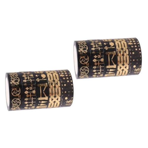 Gadpiparty 2 Sätze Dekoratives Washi Tape Farbenfrohes Klebeband Für Diy Alben Journale Und Bastelprojekte Einfach Abziehbar Und Rückstandsfrei Für Und Persönliche Dekoration 5 Rollen * 2 von Gadpiparty