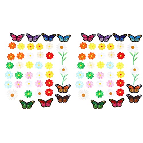 Gadpiparty 2 Sätze Diy Daisy Butterfly Aufbügelflicken Bestickte Patches Für Kleidung Taschen Kostüme Zur Individualisierung Und Reparatur Von Textilien 39 Stück * 2 Gadpiparty 2 Sätze Diy Daisy Butterfly Aufbügelflicken Bestickte Patches Für Kleidung Taschen Kostüme Zur Individualisierung Und Reparatur Von Textilien 39 Stück * 2 von Gadpiparty