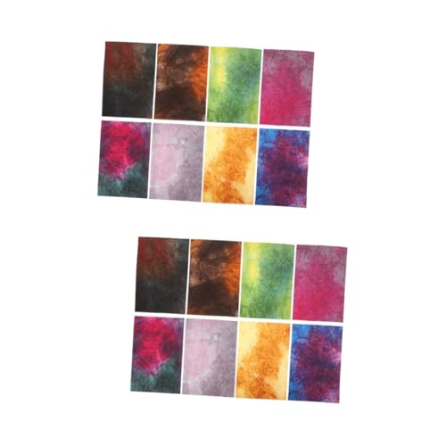 Gadpiparty 2 Sätze Diy Retro-papier Texturiert Sammelalbumpapier Decoupage Paper Schrott Vintage-kartenpapier Scrapbooking -papier Papierhandwerk Journalpapier 8 Blätter * 2 von Gadpiparty