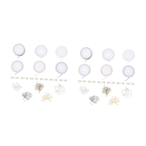 Gadpiparty 2 Sätze Diy Schmuck Zubehör Set Lobster Claw Verschlüsse und Öffnungsringe für Armbänder und Leicht Langlebig und Praktisch für Individuelles Schmuckdesign von Gadpiparty