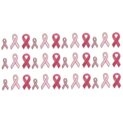 Gadpiparty 2 Sätze Diy Teiliges Pinke Schleifen Patch Aufnäher Bestickte Bügel Patches Für Kleidung Taschen Und Bastelprojekte Individuell Gestaltbar Einfache Anwendung 18 Stück * 2 von Gadpiparty