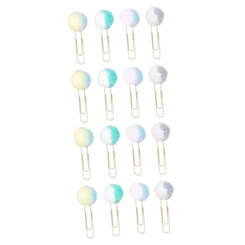 Gadpiparty 2 Sätze Doppel Farbiges Plüschball Papierklammern Bunte Büroklammern für Scrapbooking Notizen Lesezeichen für Schule und Büro Zufällige Farbe Gadpiparty 2 Sätze Doppel Farbiges Plüschball Papierklammern Bunte Büroklammern für Scrapbooking Notizen Lesezeichen für Schule und Büro Zufällige Farbe von Gadpiparty