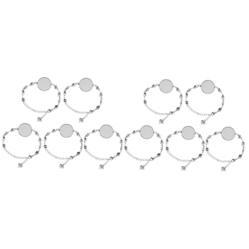 Gadpiparty 2 Sätze Edelstahl -tablettarmband Machen Basteln Herstellung Lünettenarmbänder Leer Schmuck Diy Armband Lünette Handgefertigte Armbandversorgung Rostfreier Stahl Silber 5 Stück * 2 Gadpiparty 2 Sätze Edelstahl -tablettarmband Machen Basteln Herstellung Lünettenarmbänder Leer Schmuck Diy Armband Lünette Handgefertigte Armbandversorgung Rostfreier Stahl Silber 5 Stück * 2 von Gadpiparty