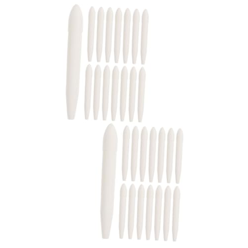 Gadpiparty 2 Sätze Ersatzstiftspitze Marker Pinselspitze Filzstifte Tipps Ups Tinte Stiftspitzen Für Farbstifte Glatt Schreibende Stiftspitzen Ballaststoff Weiß 15 Stücke * 2 von Gadpiparty