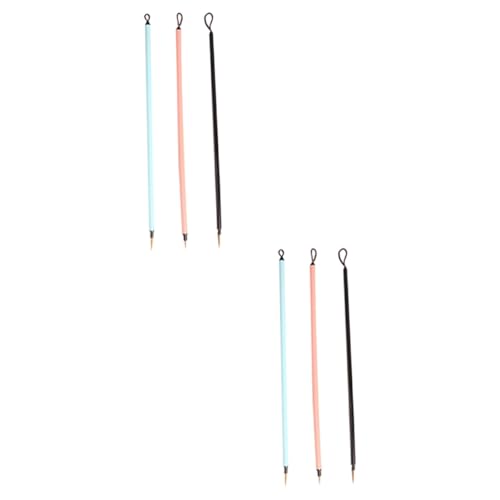 Gadpiparty 2 Sätze Farb Haken Stift Wasser Tintenpinsel Strichzeichnungspinsel Feiner Pinsel Modellpinsel Chinesische Gemälde Pinsel Mit Feiner Spitze Tragbar Kalligraphie Nylon 3 Stücke * 2 von Gadpiparty