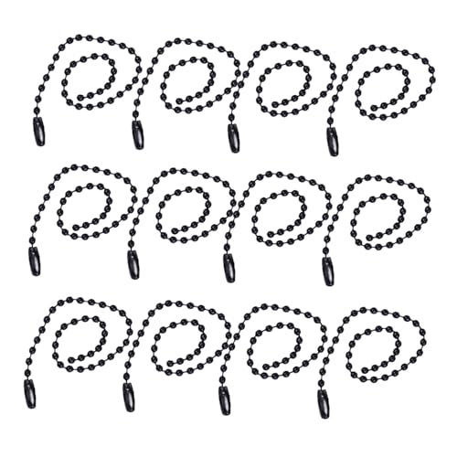 Gadpiparty 2 Sätze Farbige Kugelketten Bedruckte Eisenkette Für Dekoration Schwarz Für Partys Reisen Und Strandaktivitäten 50 Stück * 2 von Gadpiparty