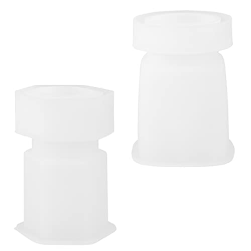 Gadpiparty 2 Sätze Form Für Aufbewahrungsflaschen Backformen Silikonformen Diy-werkzeuge Aus Silikon Diy Bastelform Diy-silikon Epoxidharz Handwerksbehörden Diy-form Weiß Kieselgel von Gadpiparty